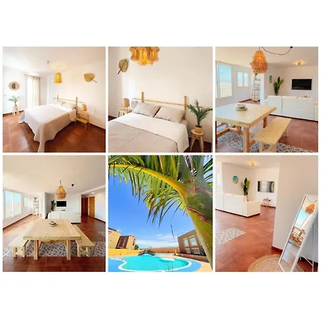 Casa Bamboo Corralejo, Relax, Piscina Y Parking Privado アパート